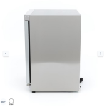  Καταψύκτης - 200L - ανοξείδωτος χάλυβας - με γυάλινη πόρτα